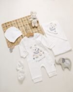 ⁦طقم الولادة والسبوع قطن حديث الولادة - أولادي⁩ - الصورة ⁦3⁩