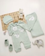 ⁦طقم الولادة والسبوع قطن حديث الولادة - أولادي⁩ - الصورة ⁦2⁩