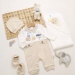 طقم الولادة والسبوع قطن حديث الولادة - أولادي