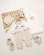 طقم الولادة والسبوع قطن حديث الولادة - أولادي