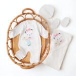 ⁦طقم الولادة والسبوع قطن حديث الولادة - بناتي⁩ - الصورة ⁦2⁩