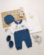 ⁦طقم الولادة والسبوع قطن حديث الولادة - أولادي⁩ - الصورة ⁦2⁩