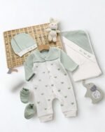 ⁦طقم الولادة والسبوع قطن حديث الولادة - أولادي⁩ - الصورة ⁦2⁩