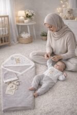 ⁦سيت بيبي حديث الولادة 3 قطع - السنافر⁩ - الصورة ⁦9⁩