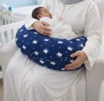 ⁦مخدة رضاعة مع مخدة رأس ورباط - السنافر⁩ - الصورة ⁦3⁩