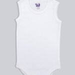 فانلة بيبي حمالة أبيض سادة بكبسول - فل مون