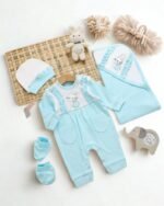 ⁦طقم الولادة والسبوع قطن حديث الولادة - بناتي⁩ - الصورة ⁦3⁩