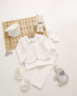 ⁦طقم الولادة والسبوع قطن حديث الولادة - أولادي⁩ - الصورة ⁦3⁩