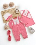 ⁦طقم الولادة والسبوع قطن حديث الولادة - بناتي⁩ - الصورة ⁦2⁩