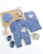 طقم الولادة والسبوع قطن حديث الولادة - أولادي