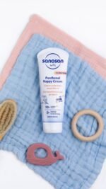 ⁦كريم بانثينول للحفاض Panthenol Nappy Cream 100ml - سانوسان⁩ - الصورة ⁦4⁩