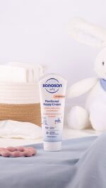 ⁦كريم بانثينول للحفاض Panthenol Nappy Cream 100ml - سانوسان⁩ - الصورة ⁦2⁩