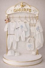 سيت بيبي 10 قطع قطن من السنافر