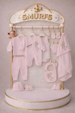 سيت بيبي 10 قطع قطن من السنافر