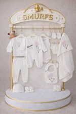 سيت بيبي 10 قطع قطن من السنافر