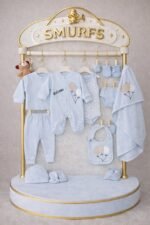 سيت بيبي 10 قطع قطن من السنافر