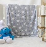 ⁦بطانية السنافر حفر مطبوع طبقتين سادة تركي⁩ - الصورة ⁦14⁩