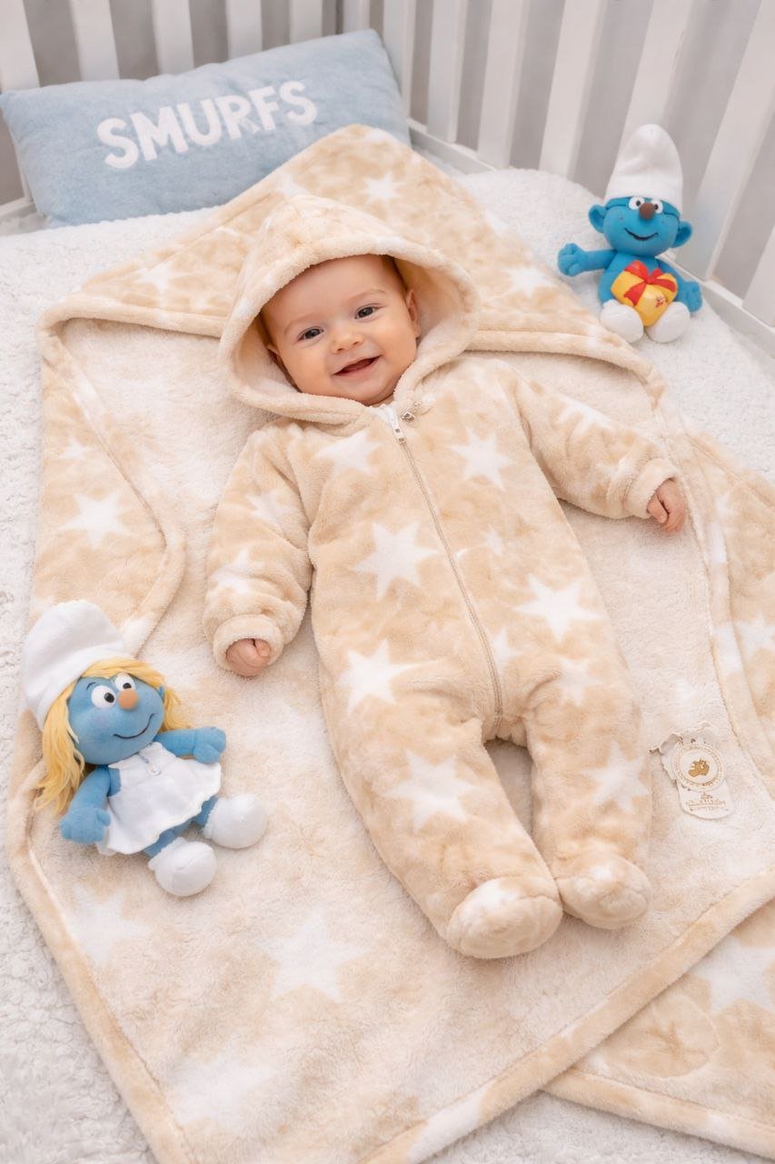 photo_5997085264184019846_y سيت بيبي من السنافر تركي - شتوي - الصورة 1