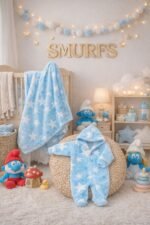 ⁦سيت بيبي من السنافر تركي - شتوي⁩ - الصورة ⁦8⁩