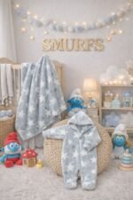 ⁦سيت بيبي من السنافر تركي - شتوي⁩ - الصورة ⁦7⁩