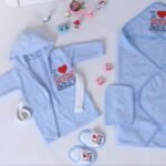 سيت برنص حمام 3 قطع قطن 100 % - السنافر