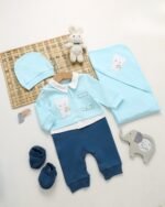 ⁦طقم الولادة والسبوع قطن حديث الولادة - أولادي⁩ - الصورة ⁦3⁩