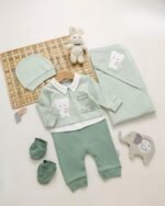 ⁦طقم الولادة والسبوع قطن حديث الولادة - أولادي⁩ - الصورة ⁦2⁩