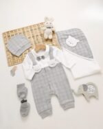 طقم الولادة والسبوع قطن حديث الولادة - أولادي