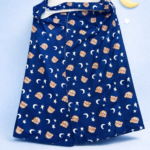 ساتر رضاعة قطن طبقتين مع شبكة - السنافر