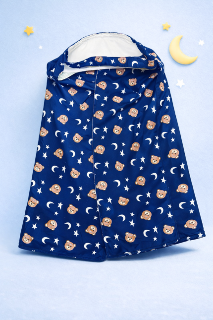 ساتر رضاعة قطن طبقتين مع شبكة - السنافر