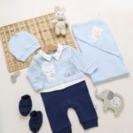 طقم الولادة والسبوع قطن حديث الولادة - أولادي