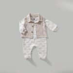 سالوبيت فيست بلاي بير أولادي قطن قطعتين مع فيست كت - فل مون