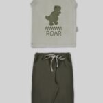 طقم بيجامة تي شيرت وبنطلون – جونيور