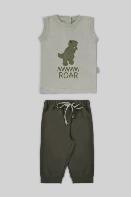 طقم بيجامة تي شيرت وبنطلون – جونيور