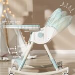 ⁦كرسي طعام كيديلو 8131A قابل للتحويل (قابل للطي + هزاز) — Kidilo High Chair 8131A⁩ - الصورة ⁦20⁩