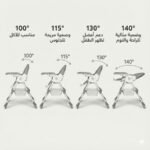 ⁦كرسي طعام كيديلو 8131A قابل للتحويل (قابل للطي + هزاز) — Kidilo High Chair 8131A⁩ - الصورة ⁦26⁩
